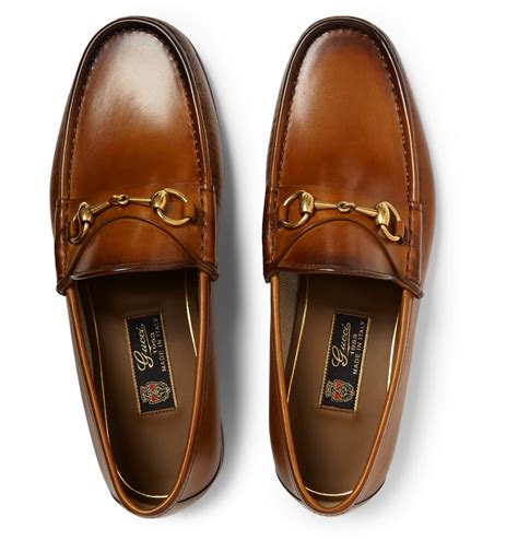 gucci mens brown dress shoes|men gucci loafers brown style.